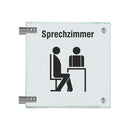 Fahnenschilder Sprechzimmer 1