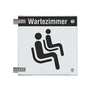Fahnenschilder Wartezimmer 1