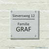 Namensschilder Graf  - 150x150 mm und 6 weitere Größen - personalisiert