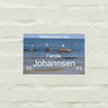 Familienschild Möwenfoto personalisiert
