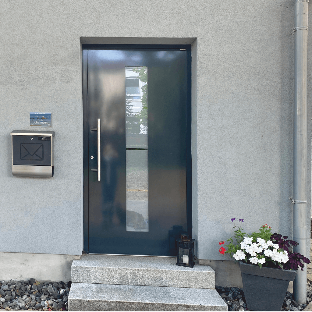 Familienschild Möwenfoto personalisiert