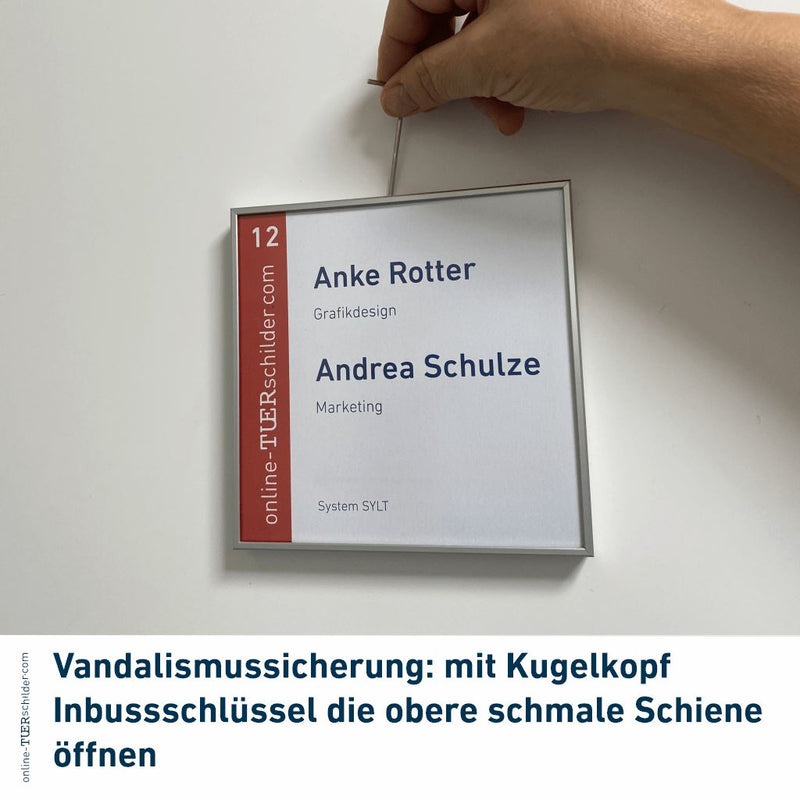 Türschild für Ihr Büro Sylt 13