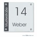 Haustürschilder Weber 18