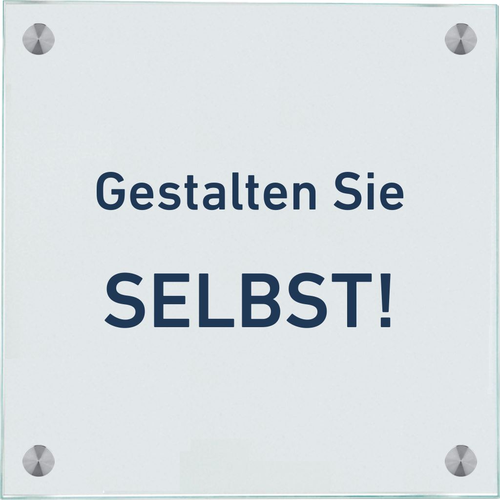 Namensschild Haustür zur freien Gestaltung 