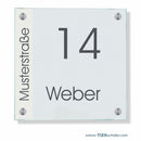 Haustürschilder Weber 19