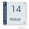 Haustürschilder Weber 14