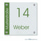 Haustürschilder Weber 20
