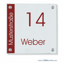 Haustürschilder Weber 15