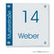 Haustürschilder Weber 21
