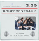 Staffel Modernes Türschild Glas-Edelstahl 4b PPLR_HIDDEN_PRODUCT online-tuerschilder 