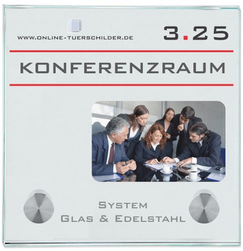 Staffel Modernes Türschild Glas-Edelstahl 4b PPLR_HIDDEN_PRODUCT online-tuerschilder 