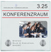 Staffel Türschild Etagenwegweiser aus Glas