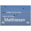 Türschild Fliegende Möwen 1 