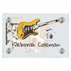Haustürschilder Background Gitarre personalisiert