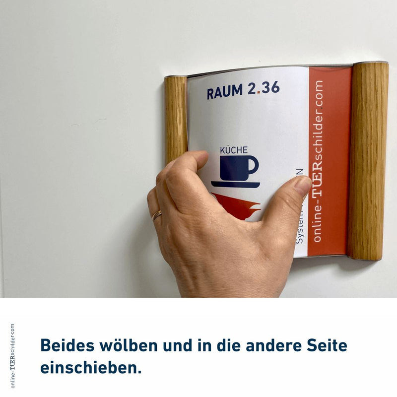 Türschild Wacken für Ihr Büro - aus Massivholz, verschiedene Holzarten - Türschilder 1