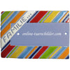 Familienschild aus Keramik Streifenmuster Größe 15 x 10,5 cm (BxH) personalisiert