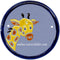 Türschild aus Keramik Giraffe personalisiert Türschild Keramik Giraffe Hellblau 