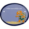 Keramikschild Schildkröte Größe 11,5 x 9 cm (BxH) personalisiert