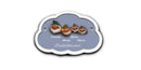 Familientürschild aus Keramik 3-4 Familienmitglieder Zwerg Wolke Familientürschild aus Keramik Zwerg Wolke online-tuerschilder.com 4 Personen Hellblau 