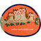 Türschild aus Keramik Vier braune Eulen auf Ast personalisiert Türschild Keramik Terracotta 
