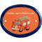 Türschild aus Keramik Feuerwehrauto personalisiert Türschild Keramik Feuerwehrauto Terracotta 