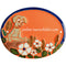 Türschild aus Keramik Hund und Mauer Türschild aus Keramik Hund und Mauer Terracotta 