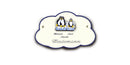 Familientürschild aus Artelith 3-5 Personen Pinguin Wolke Familientürschild aus Artelith Pinguin Wolke online-tuerschilder.com 3 Personen Creme 