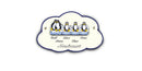 Familientürschild aus Artelith 3-5 Personen Pinguin Wolke Familientürschild aus Artelith Pinguin Wolke online-tuerschilder.com 5 Personen Creme 